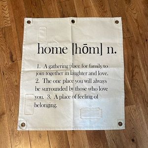 HOME - Decor Banner for Indoors